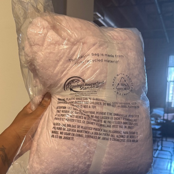 Pottery Barn Kids Blush Sherpa Robe - Picture 5 of 5